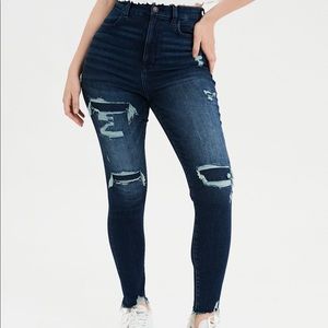 AE highest waist curvy jeans next level stretch